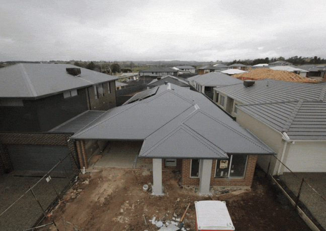 Rendered Piers by Exterior Finishes